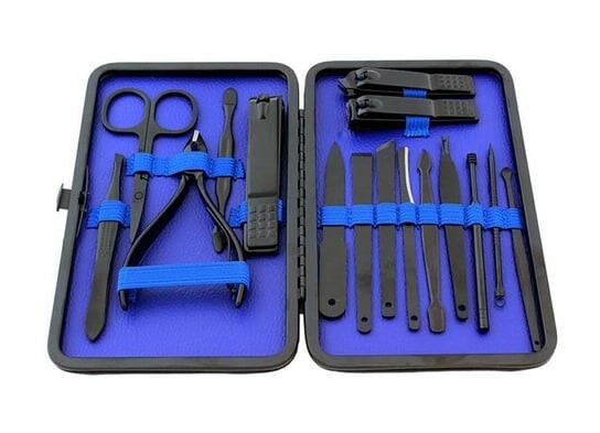 НАБОР ИНСТРУМЕНТОВ ДЛЯ МАНИКЮРА-ПЕДИКЮРА 16 EL - черный и синий AG603D, TopShine
НАБОР ИНСТРУМЕНТОВ ДЛЯ МАНИКЮРА-ПЕДИКЮРА 16 EL - черный и синий AG603D, TopShine