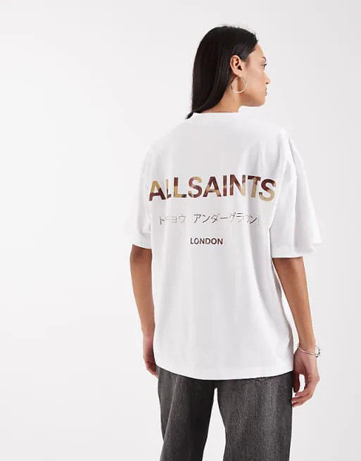 Белая футболка с принтом коровы AllSaints Underground etta, Белый, Белая футболка с принтом коровы AllSaints Underground etta
Белая футболка с принтом коровы AllSaints Underground etta, Белый, Белая футболка с принтом коровы AllSaints Underground etta