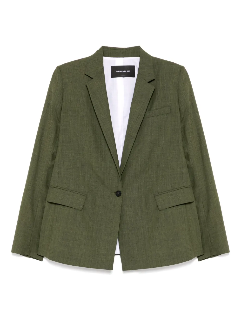 Однобортный пиджак Fabiana Filippi, зеленый
Однобортный пиджак Fabiana Filippi, зеленый