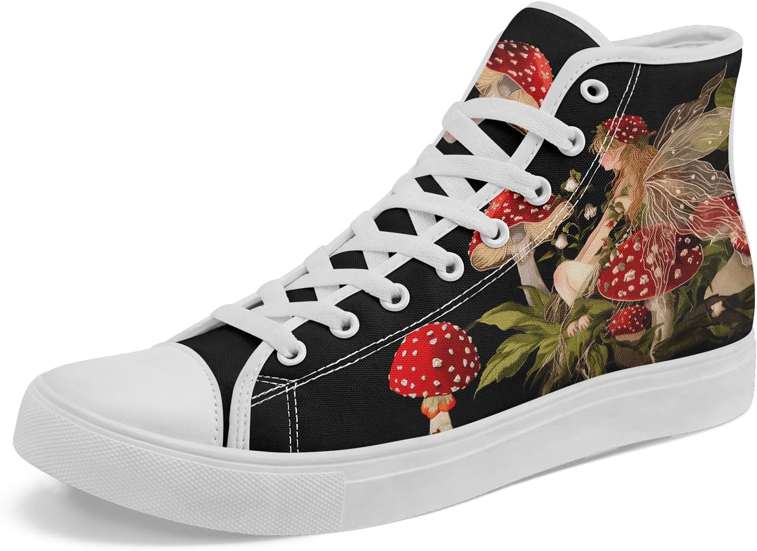 Высокие кеды на платформе AWSOLE из канвы для женщин и мужчин, черные, винтажные, с принтом лесных животных, грибов и птиц, легкие повседневные тапочки из канвы
Высокие кеды на платформе AWSOLE из канвы для женщин и мужчин, черные, винтажные, с принтом лесных животных, грибов и птиц, легкие повседневные тапочки из канвы