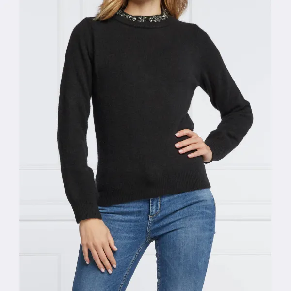 Облегающий свитер с добавлением шерсти Liu Jo, черный
Облегающий свитер с добавлением шерсти Liu Jo, черный