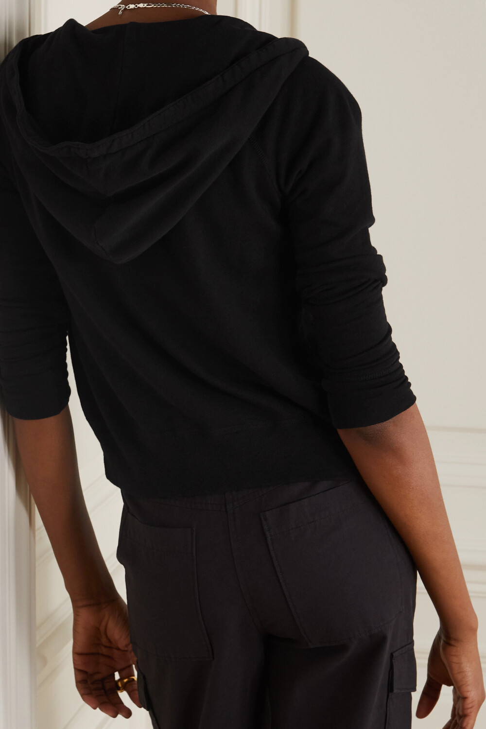 JAMES PERSE худи Vintage Supima из хлопкового джерси, черный
JAMES PERSE худи Vintage Supima из хлопкового джерси, черный