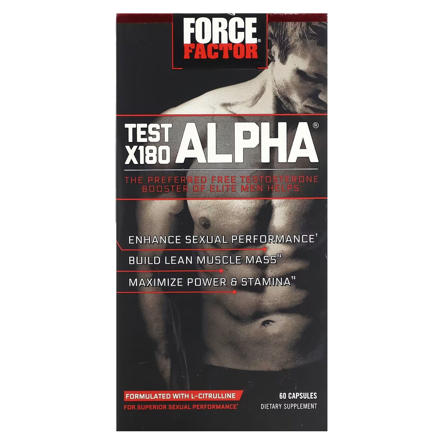 Test X180 Alpha, Усилитель тестостерона, 60 капсул, 60 капсул Force Factor
Test X180 Alpha, Усилитель тестостерона, 60 капсул, 60 капсул Force Factor