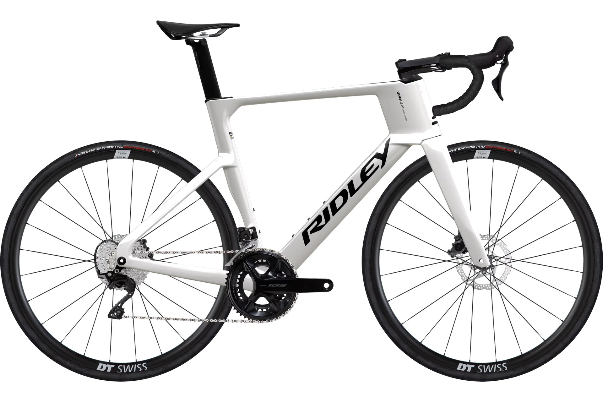 Шоссейный велосипед Ridley Noah 3.0 - shimano 105 - 28 дюймов - diamant, weiß | pearl white / 19 / nh301bs
Шоссейный велосипед Ridley Noah 3.0 - shimano 105 - 28 дюймов - diamant, weiß | pearl white / 19 / nh301bs