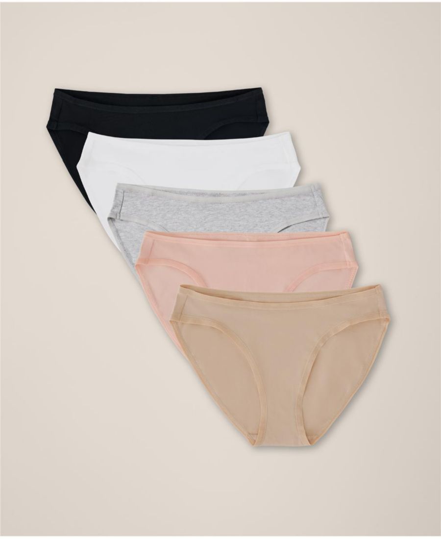 Комплект из 5 классических бикини для повседневной носки Pact, Essentials
Комплект из 5 классических бикини для повседневной носки Pact, Essentials