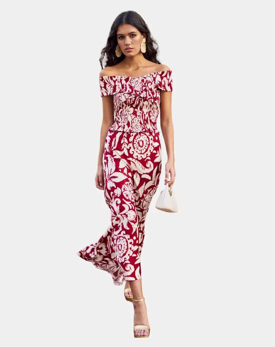 Миди-юбка с принтом Miphai, красный
Миди-юбка с принтом Miphai, красный