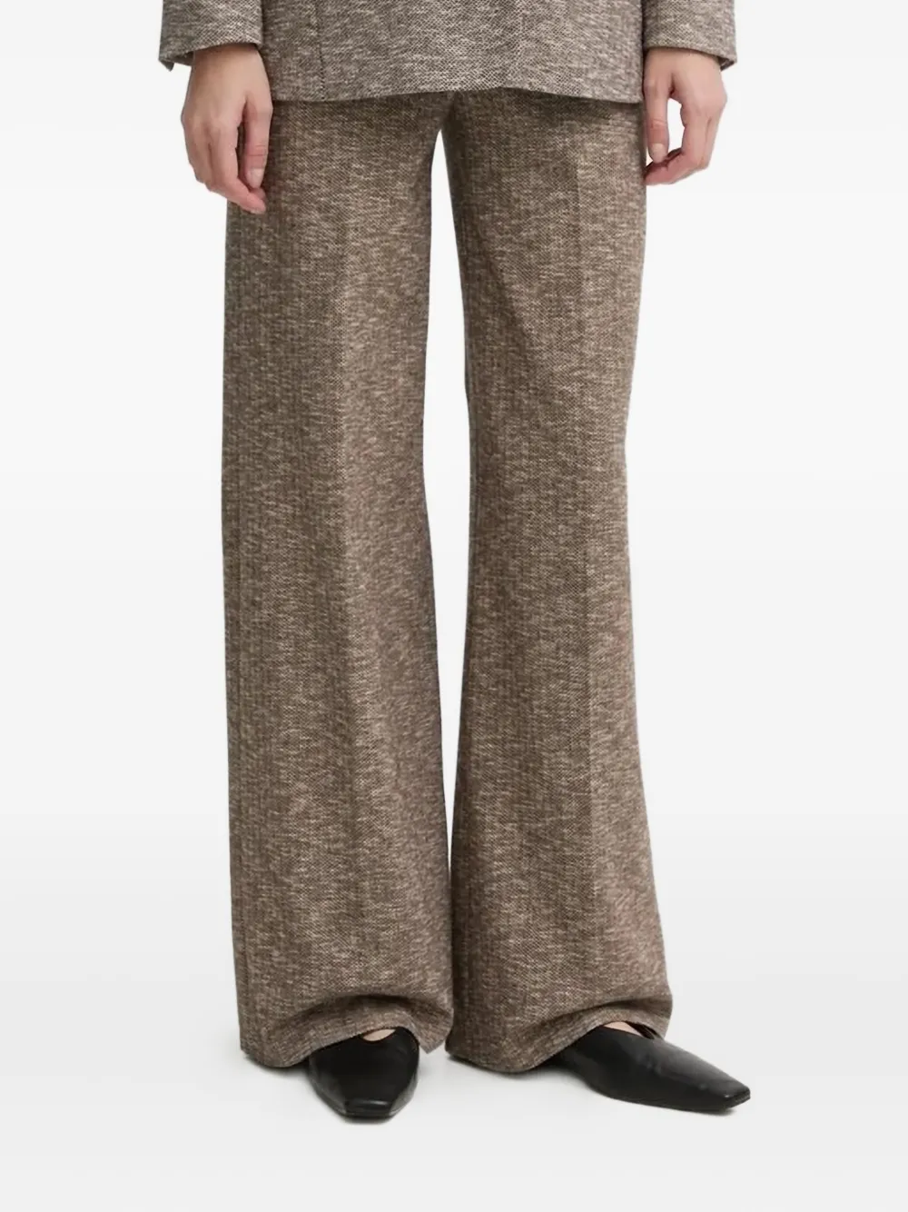 Расклешенные брюки с узором «елочка» Drykorn, коричневый
Расклешенные брюки с узором «елочка» Drykorn, коричневый