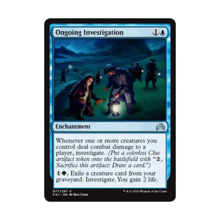 CCG Продолжается расследование (U), MTG - Shadows Over Innistrad
CCG Продолжается расследование (U), MTG - Shadows Over Innistrad