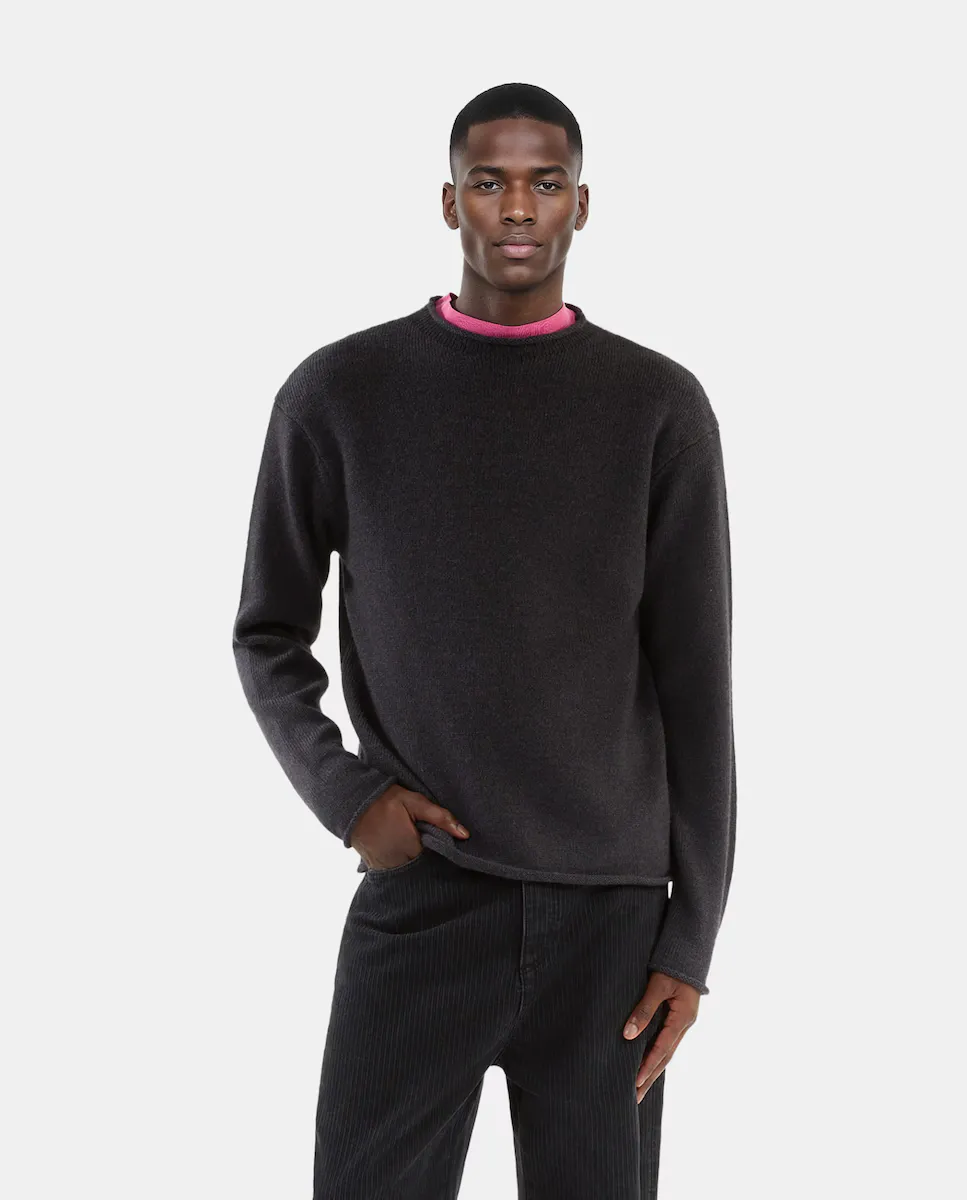 Мужской джемпер из шерсти, прямой крой с круглым вырезом и длинными рукавами, серый The Kooples
Мужской джемпер из шерсти, прямой крой с круглым вырезом и длинными рукавами, серый The Kooples