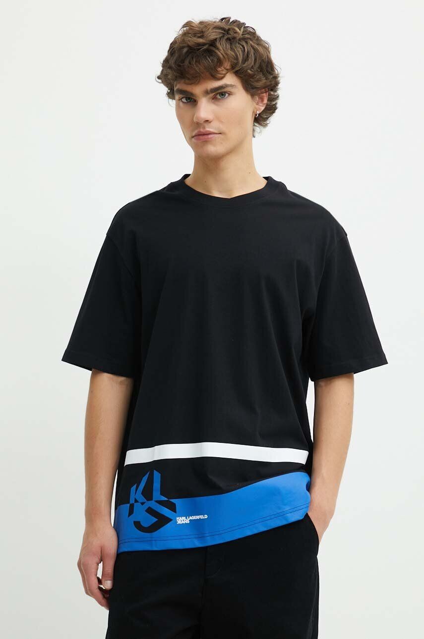Хлопковая футболка Karl Lagerfeld Jeans, черный
Хлопковая футболка Karl Lagerfeld Jeans, черный