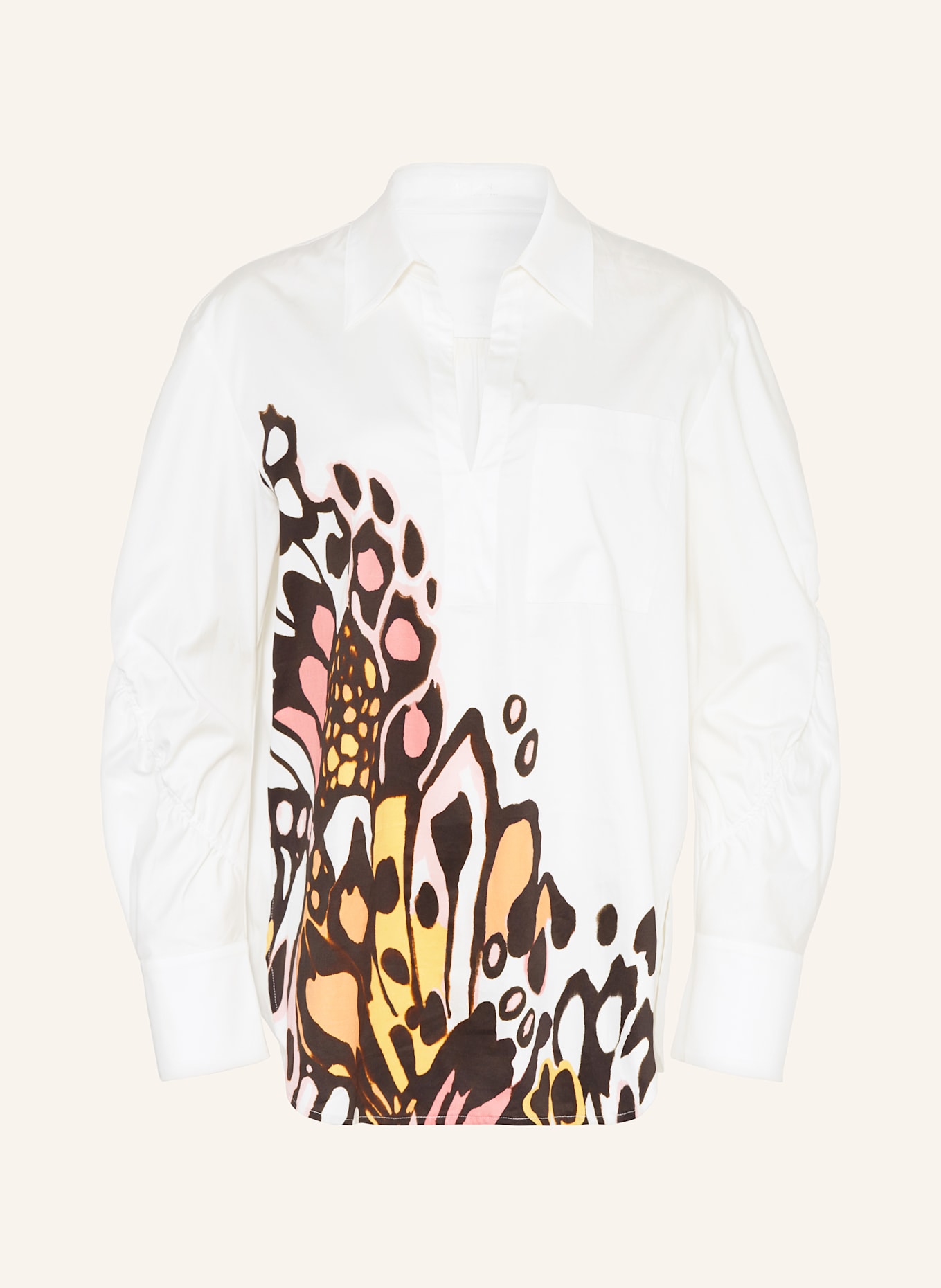 Блузка рубашка Marc Cain, мультиколор 
Блузка рубашка Marc Cain, мультиколор