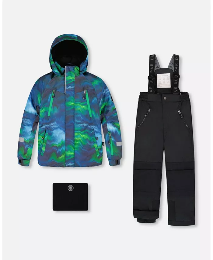 Детский комбинезон для мальчиков с курткой с принтом, черный Deux par Deux
Детский комбинезон для мальчиков с курткой с принтом, черный Deux par Deux