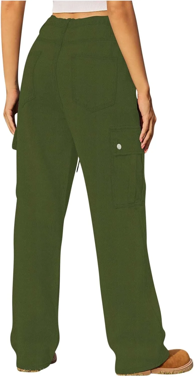 Женские карго джинсы low rise с drawstring и bootcut
Женские карго джинсы low rise с drawstring и bootcut