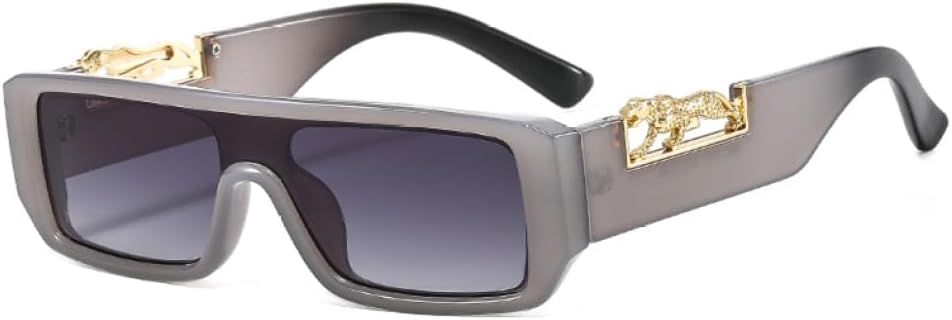 Модные прямоугольные солнцезащитные очки для женщин и мужчин с градиентными линзами и оправой, украшенные леопардовым принтом, с защитой от УФ-излучения UV400 TYUVIVO, C4
Модные прямоугольные солнцезащитные очки для женщин и мужчин с градиентными линзами и оправой, украшенные леопардовым принтом, с защитой от УФ-излучения UV400 TYUVIVO, C4