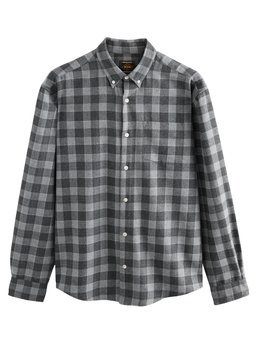 Рубашка на пуговицах классического кроя Next, серый
Рубашка на пуговицах классического кроя Next, серый