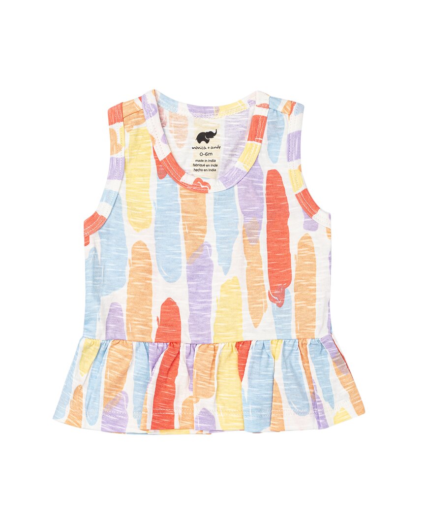 Майка-борцовка Monica + Andy с баской, цвет multi
Майка-борцовка Monica + Andy с баской, цвет multi