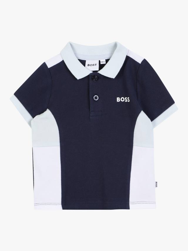 BOSS Baby поло с цветными блоками из хлопка HUGO BOSS, Navy
BOSS Baby поло с цветными блоками из хлопка HUGO BOSS, Navy
