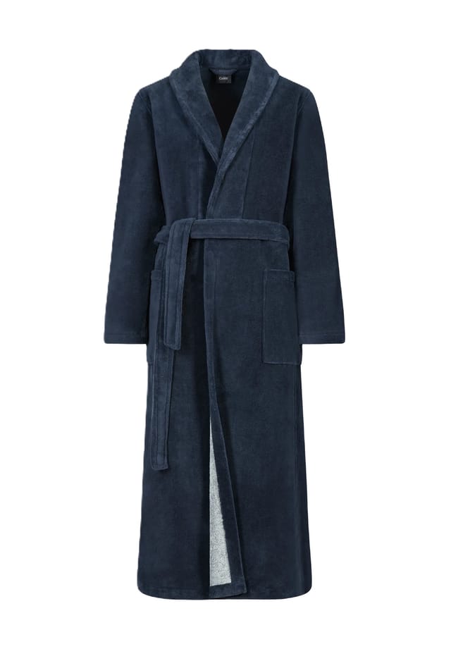 Халат с воротником-шалью Cawö, цвет 10 sea
Халат с воротником-шалью Cawö, цвет 10 sea