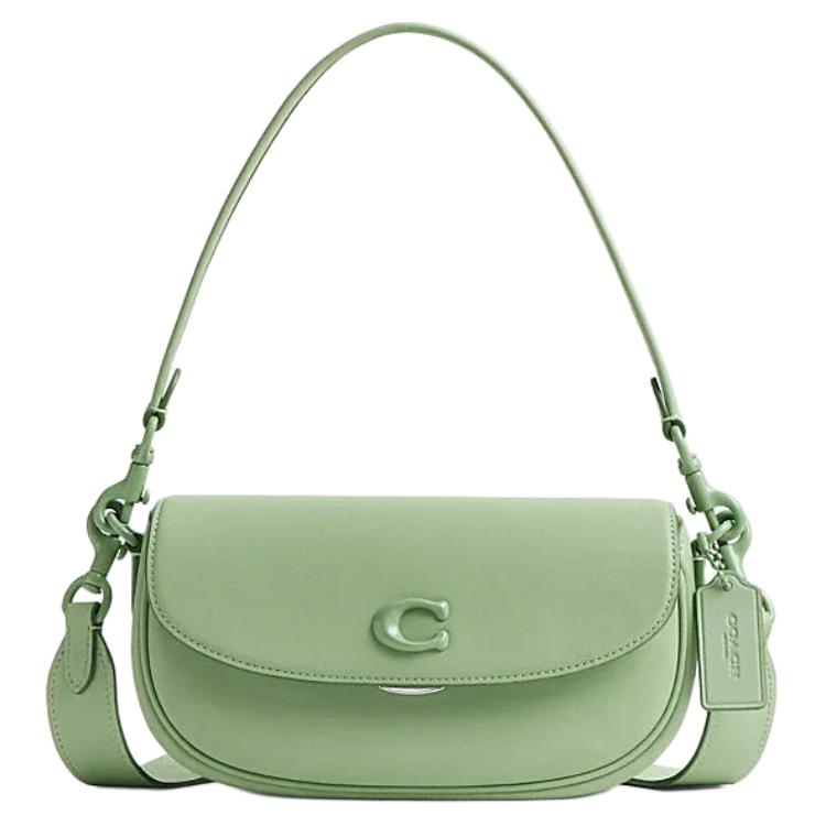 COACH Сумка через плечо из коровьей кожи среднего размера женская светло-фисташкового цвета
COACH Сумка через плечо из коровьей кожи среднего размера женская светло-фисташкового цвета