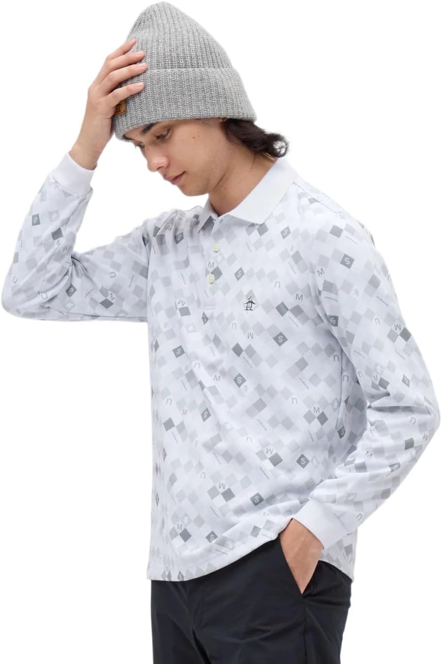 Мужская рубашка-поло с длинным рукавом MUNSINGWEAR, клетчатый узор, эластичная, влагоотводящая, теплая, с термонавигатором, для гольфа, MG5FLS82M, белый
Мужская рубашка-поло с длинным рукавом MUNSINGWEAR, клетчатый узор, эластичная, влагоотводящая, теплая, с термонавигатором, для гольфа, MG5FLS82M, белый