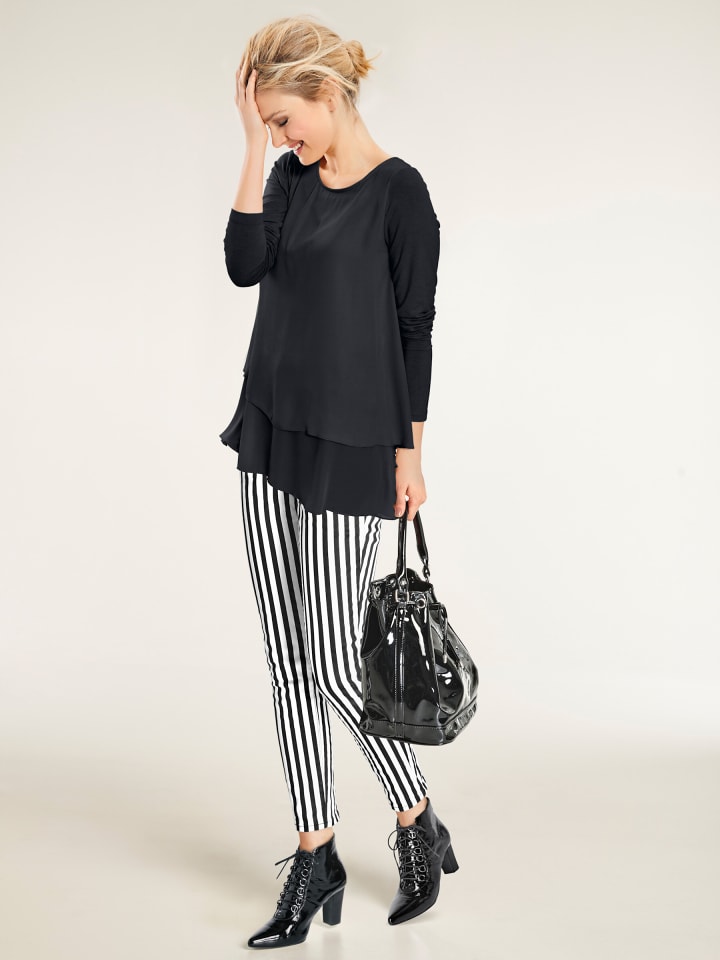 Рубашка с длинными рукавами черного цвета Heine
Рубашка с длинными рукавами черного цвета Heine