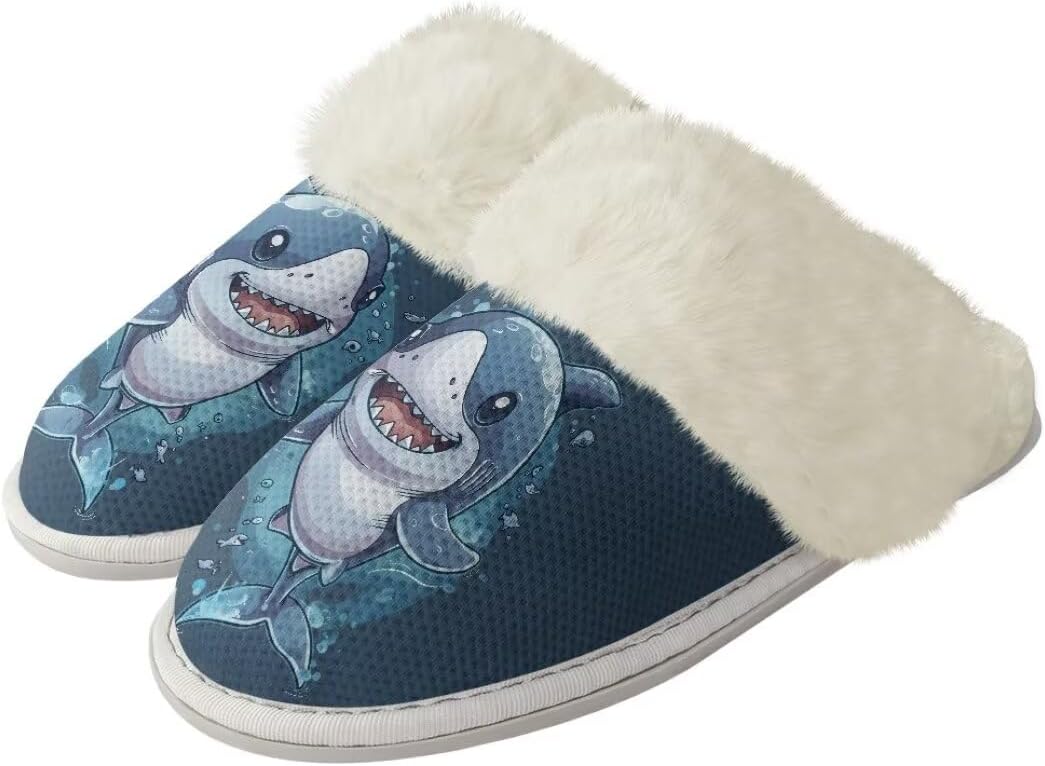 Женские и мужские пушистые тапочки с антискользящей подошвой, легкие зимние уютные домашние тапочки для гостиной Xixirimido, Adorable Shark
Женские и мужские пушистые тапочки с антискользящей подошвой, легкие зимние уютные домашние тапочки для гостиной Xixirimido, Adorable Shark