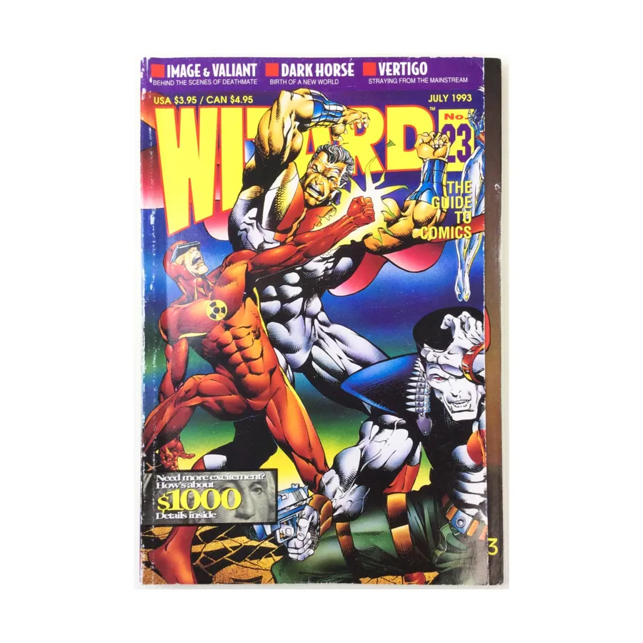 Журнал #23 "Image & Valiant, Dark Horse, Vertigo Straying From the Mainstream", Wizard Magazine
Журнал #23 "Image & Valiant, Dark Horse, Vertigo Straying From the Mainstream", Wizard Magazine