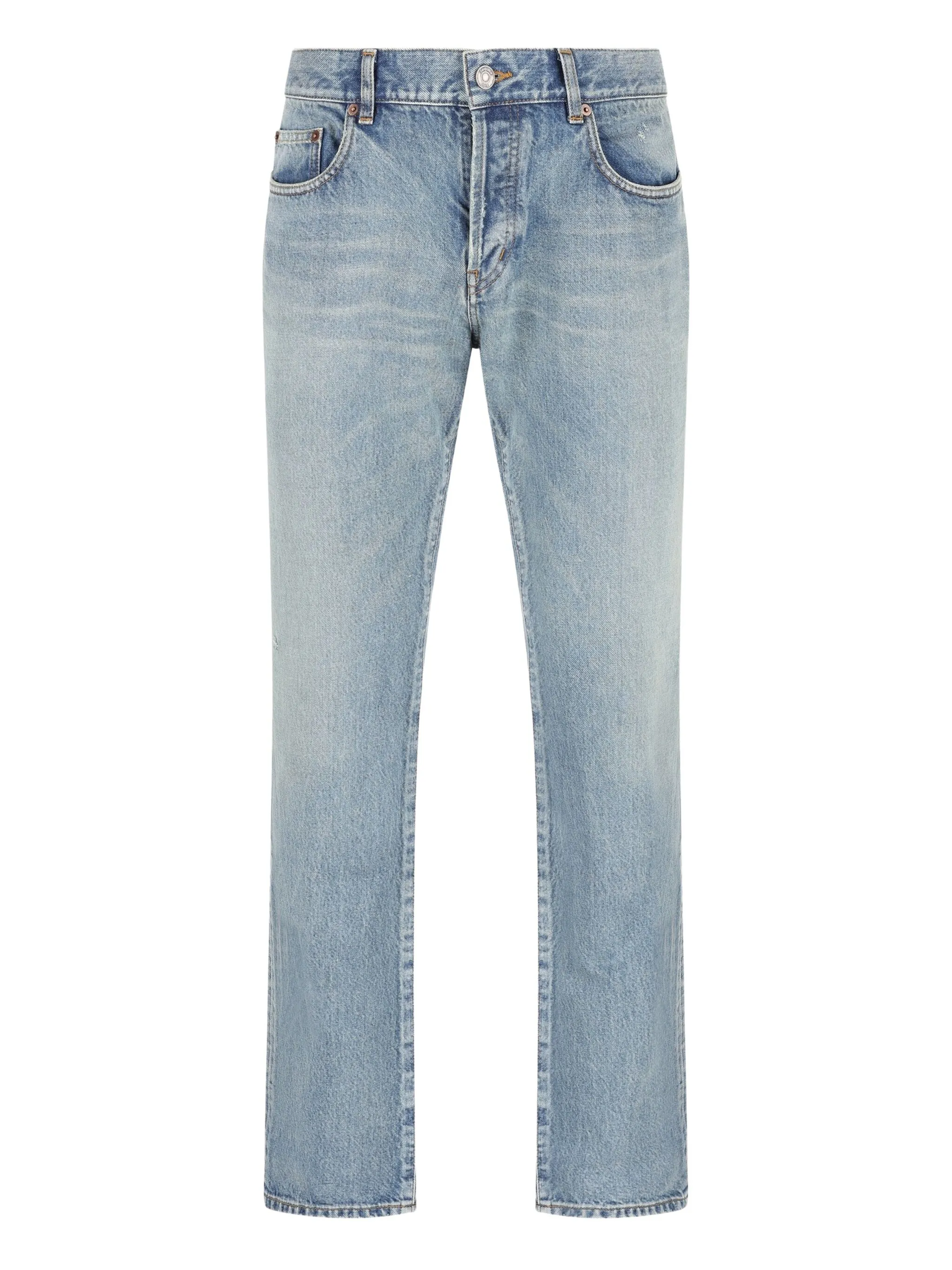 Джинсы с эффектом потертости Saint Laurent, синий
Джинсы с эффектом потертости Saint Laurent, синий