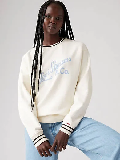Спортивная толстовка с круглым вырезом и графическим наследием Levi's, белый
Спортивная толстовка с круглым вырезом и графическим наследием Levi's, белый
