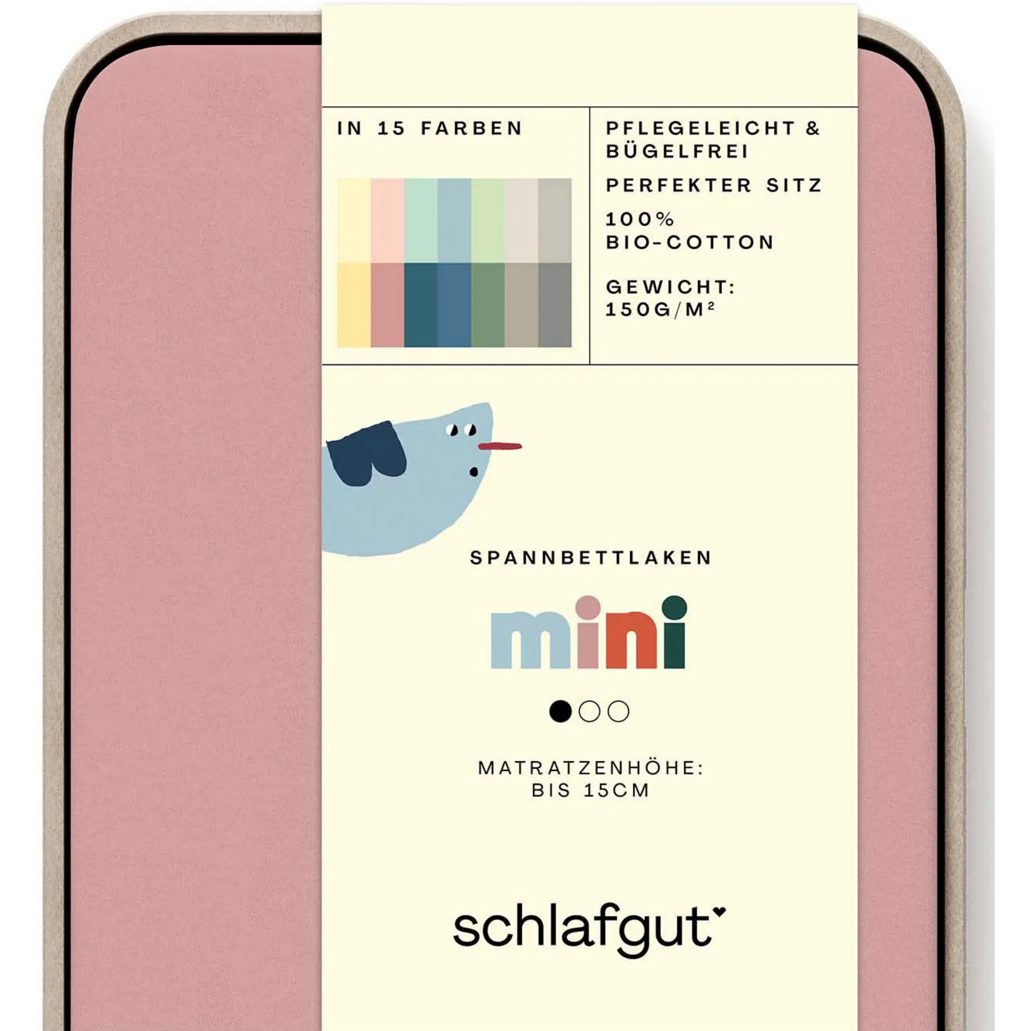 Простыня Schlafgut «Casual Mini», для детей, СДЕЛАНО В ЗЕЛЕНОМ цвете от OEKO-TEX, цвет Purple Mid
Простыня Schlafgut «Casual Mini», для детей, СДЕЛАНО В ЗЕЛЕНОМ цвете от OEKO-TEX, цвет Purple Mid
