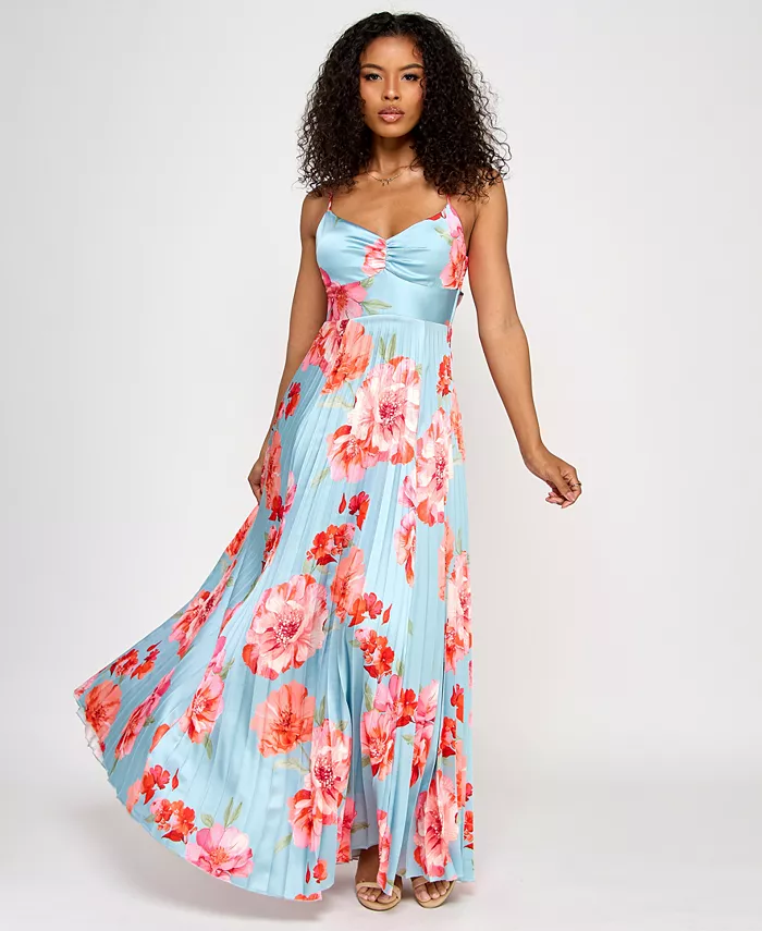 Платье макси с цветочным принтом и бантом на спине для юниоров KATIA RAE, синий
Платье макси с цветочным принтом и бантом на спине для юниоров KATIA RAE, синий