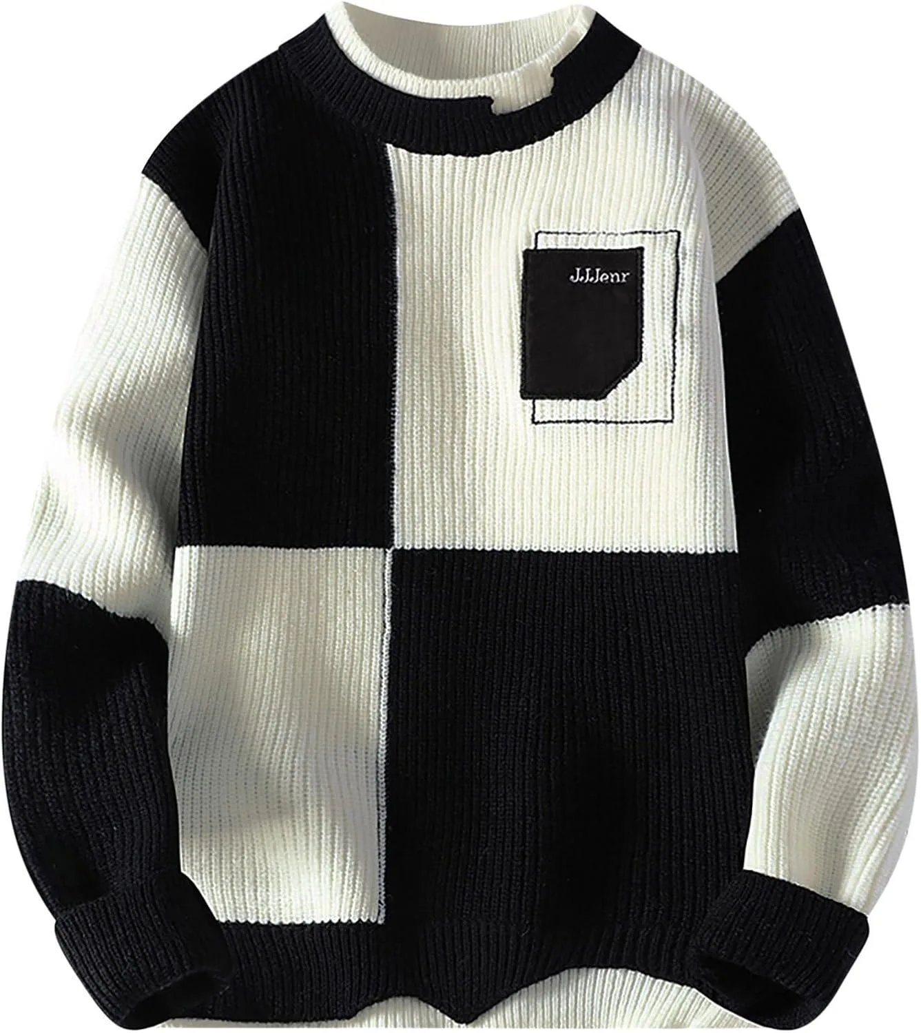 Мужской свитер с геометрическим принтом и цветными блоками, Crew Neck, Plus Size AQAYL
Мужской свитер с геометрическим принтом и цветными блоками, Crew Neck, Plus Size AQAYL