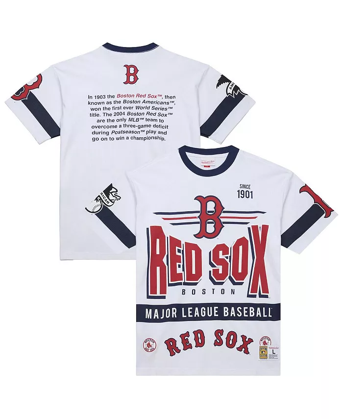 Мужская белая футболка Boston Red Sox Cooperstown Collection Team Origins Premium Mitchell & Ness
Мужская белая футболка Boston Red Sox Cooperstown Collection Team Origins Premium Mitchell & Ness