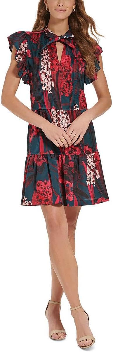 Женское многоярусное платье для вечеринки Tommy Hilfiger с вырезом-каплей и оборками на рукавах, Spruce Multi
Женское многоярусное платье для вечеринки Tommy Hilfiger с вырезом-каплей и оборками на рукавах, Spruce Multi