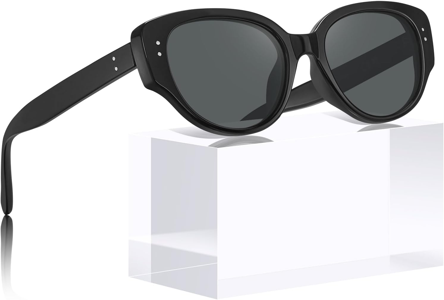 Женские поляризованные солнцезащитные очки STGATN «Кошачий глаз» с защитой от УФ-излучения, в стиле ретро Y2K, идеально подходят для вождения, походов и активного отдыха на природе. ST3495, 1. Black Frame Grey Lens
Женские поляризованные солнцезащитные очки STGATN «Кошачий глаз» с защитой от УФ-излучения, в стиле ретро Y2K, идеально подходят для вождения, походов и активного отдыха на природе. ST3495, 1. Black Frame Grey Lens