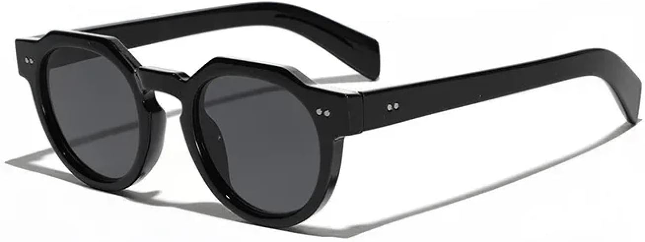 Солнцезащитные очки с защитой от УФ-излучения UV400 | Круглые панк-очки с заклепками | Для женщин и мужчин, для занятий спортом на открытом воздухе и вождения DSVIGF, Black Black
Солнцезащитные очки с защитой от УФ-излучения UV400 | Круглые панк-очки с заклепками | Для женщин и мужчин, для занятий спортом на открытом воздухе и вождения DSVIGF, Black Black