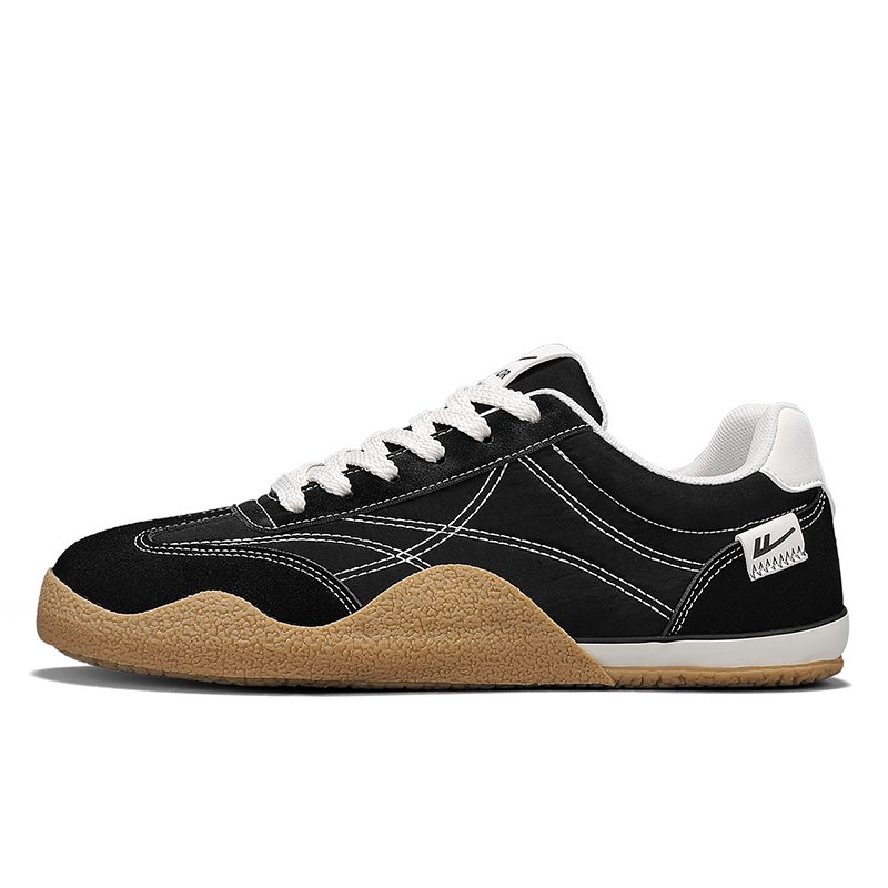 Дышащие и износостойкие низкие мужские кроссовки для скейтбординга WARRIOR, Black 
Дышащие и износостойкие низкие мужские кроссовки для скейтбординга WARRIOR, Black