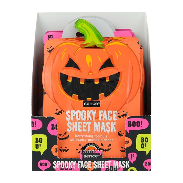 Маска для лица на хэллоуин с тыквенным принтом SENCE Spooky Face Sheet Mask
Маска для лица на хэллоуин с тыквенным принтом SENCE Spooky Face Sheet Mask