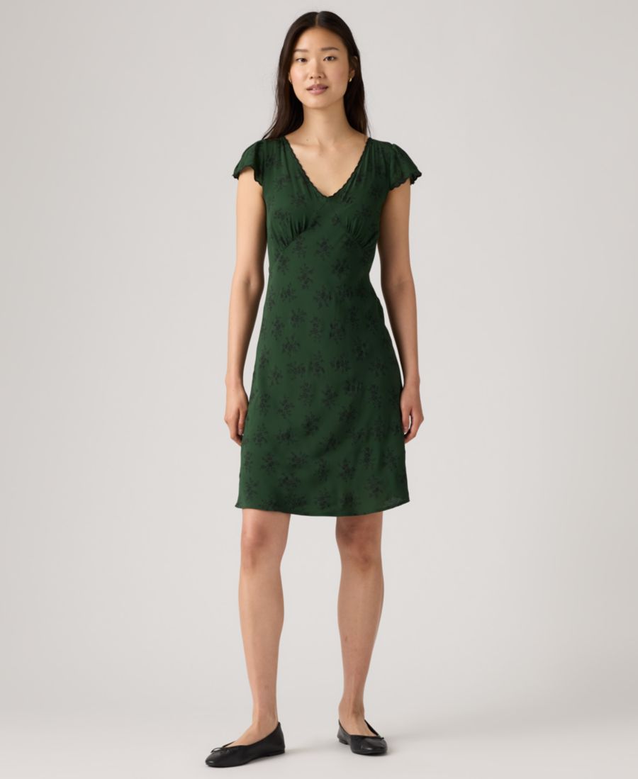 Женское платье Ellory Slim Fit с короткими рукавами Levi's, Green
Женское платье Ellory Slim Fit с короткими рукавами Levi's, Green