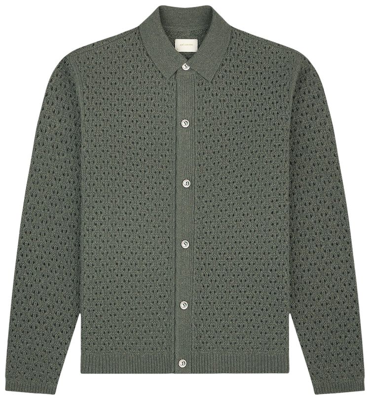 Вязаный кардиган-поло Aimé Leon Dore, зеленый
Вязаный кардиган-поло Aimé Leon Dore, зеленый