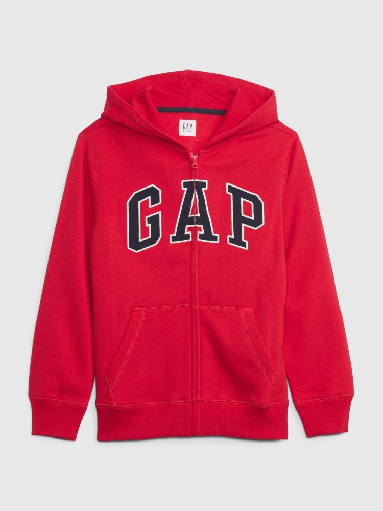 Детская толстовка на молнии Gap, красный 
Детская толстовка на молнии Gap, красный