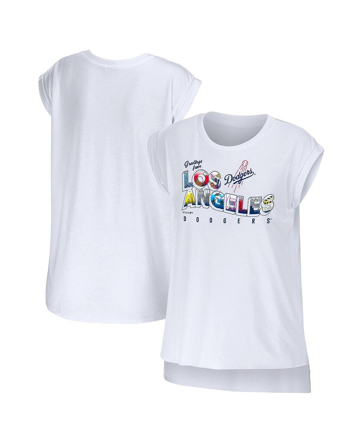 Женская белая футболка Los Angeles Dodgers с приветствием из футболки WEAR by Erin Andrews, белый
Женская белая футболка Los Angeles Dodgers с приветствием из футболки WEAR by Erin Andrews, белый