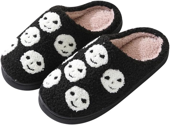 Тапочки FSwinder для женщин и мужчин, Хэллоуин, мультяшный скелет-призрак, плюшевые, мягкие, с теплой меховой подкладкой, для дома, противоскользящие, зимние, Ghost Head
Тапочки FSwinder для женщин и мужчин, Хэллоуин, мультяшный скелет-призрак, плюшевые, мягкие, с теплой меховой подкладкой, для дома, противоскользящие, зимние, Ghost Head