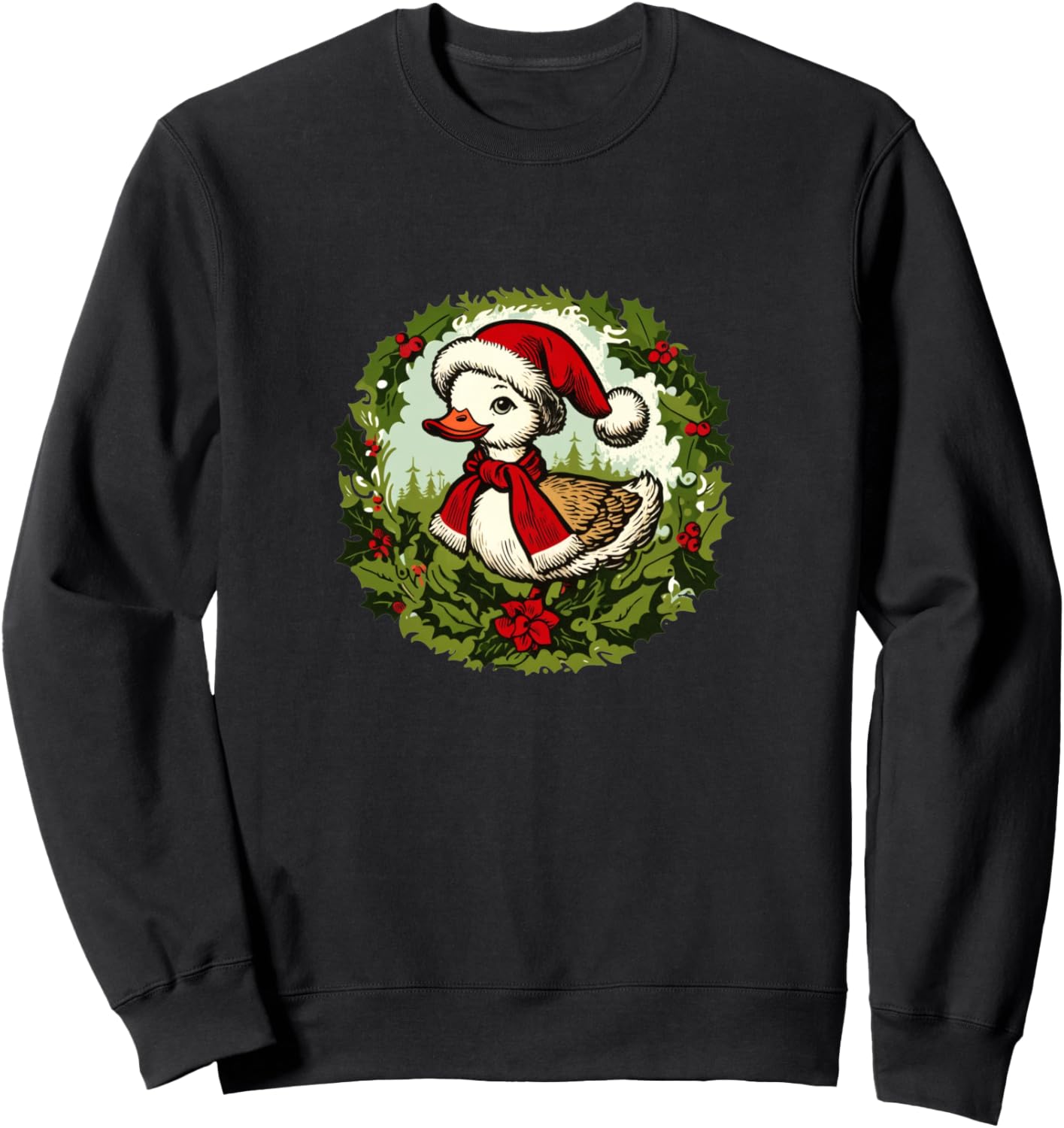 Толстовка с изображением рождественского утенка Ducks Xmas Snugg, черный
Толстовка с изображением рождественского утенка Ducks Xmas Snugg, черный