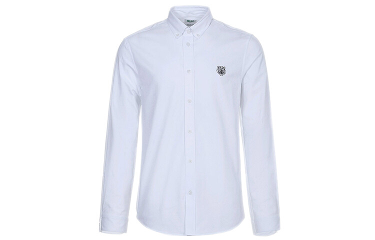 Рубашка мужская белая Kenzo, белый 
Рубашка мужская белая Kenzo, белый