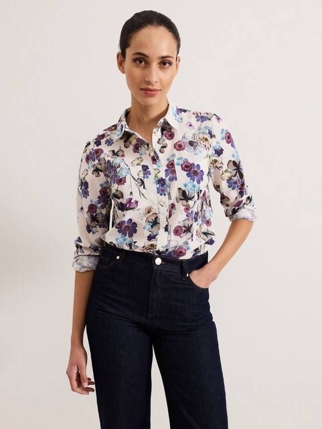 Рубашка в цветочек maddelena Phase Eight, разноцветный
Рубашка в цветочек maddelena Phase Eight, разноцветный