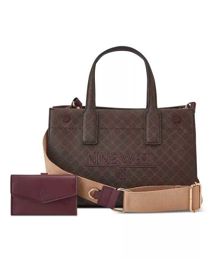 Маленькая сумка-тоут Pauline Nine West, коричневый
Маленькая сумка-тоут Pauline Nine West, коричневый