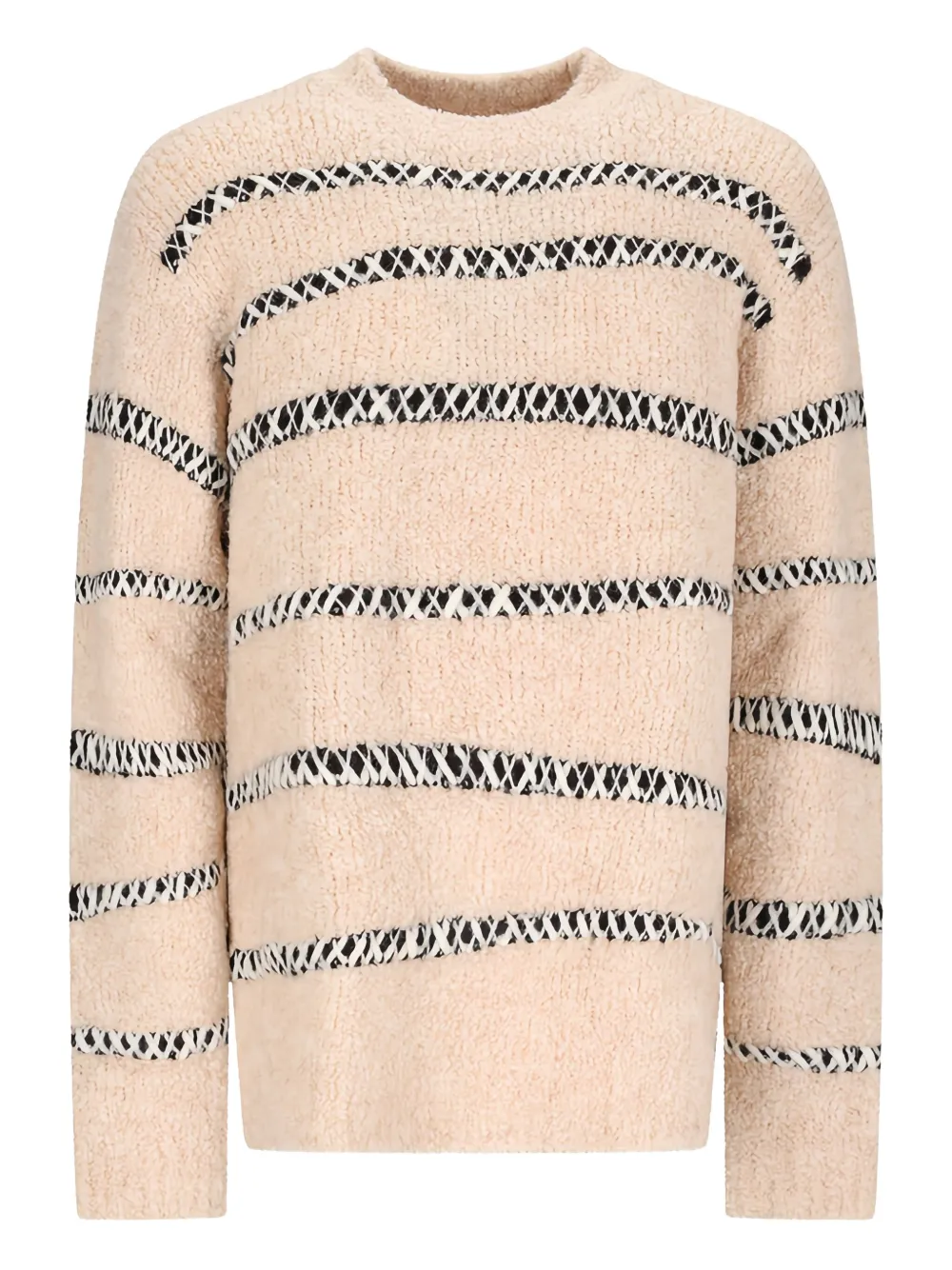 Свитер в полоску Atomo Factory, нейтральный
Свитер в полоску Atomo Factory, нейтральный