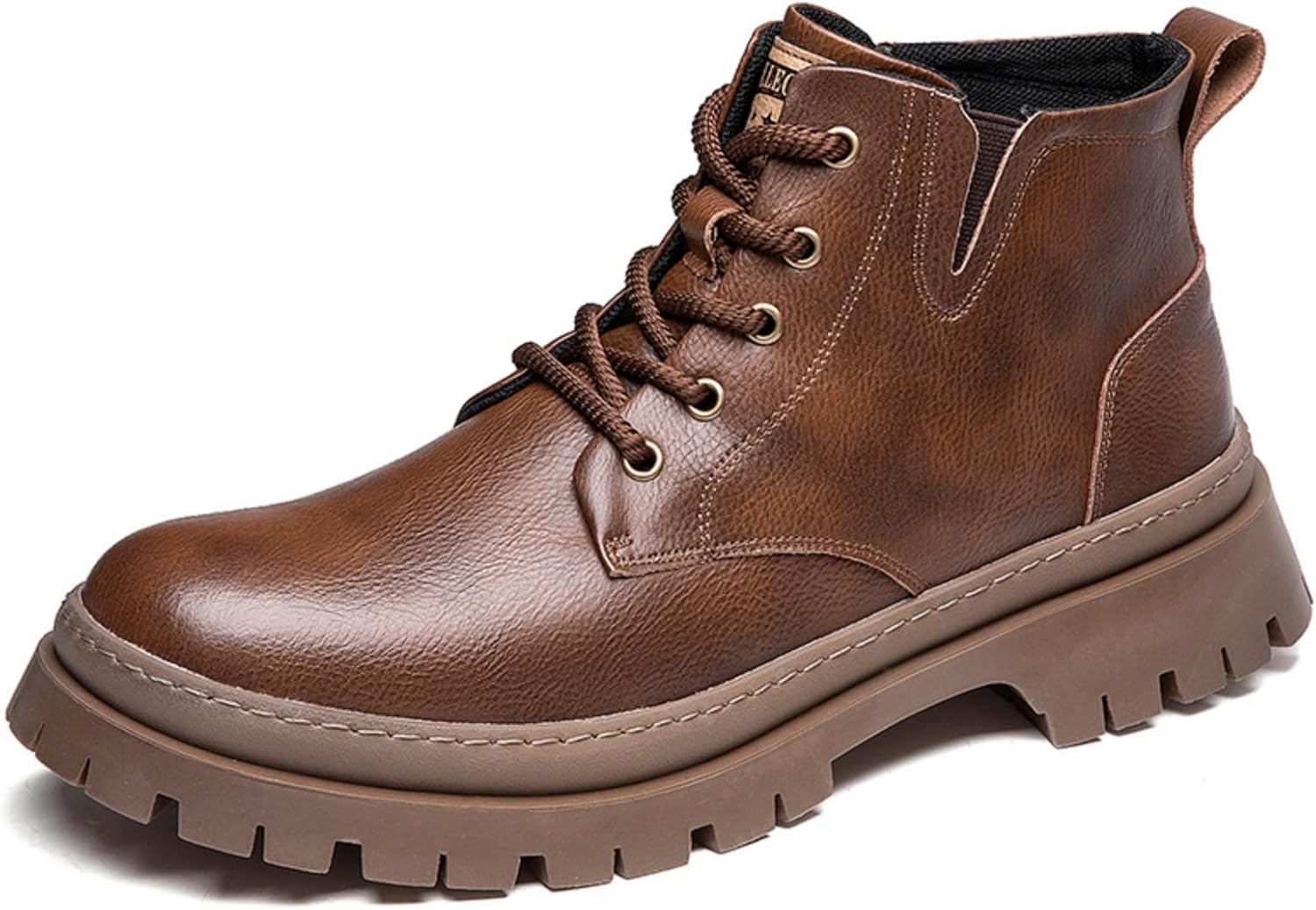 Мужские ботинки чукка на платформе из натуральной кожи, комфортные, с круглым носком, шнуровкой, средней высоты Yrzhgdl, коричневый
Мужские ботинки чукка на платформе из натуральной кожи, комфортные, с круглым носком, шнуровкой, средней высоты Yrzhgdl, коричневый