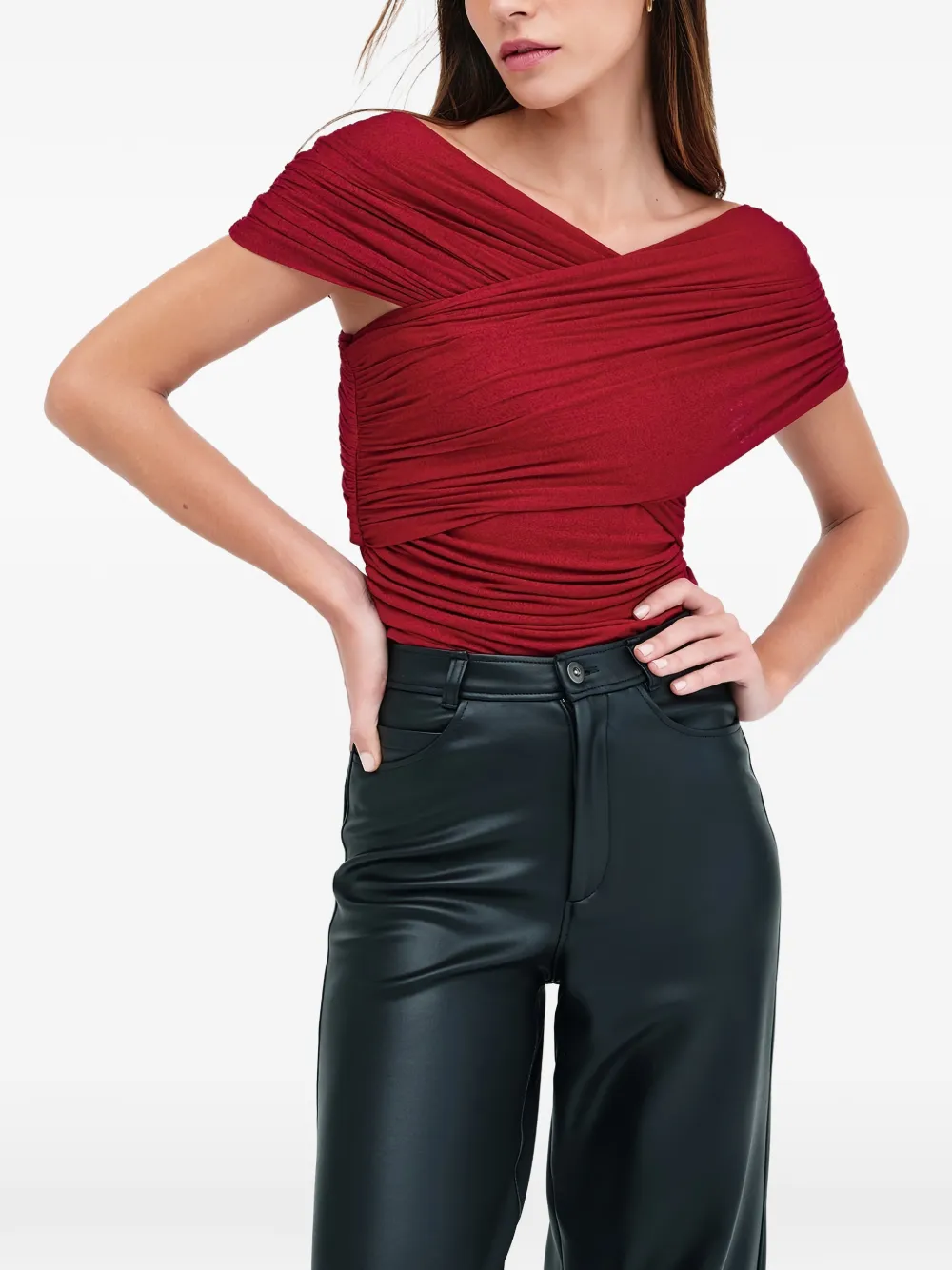 Топ Alyssa со сборками Marcella, красный
Топ Alyssa со сборками Marcella, красный